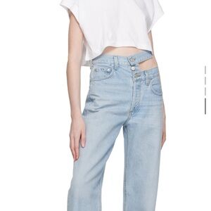 AGOLDE broken waistband jeans 25